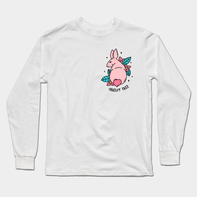 Cruelty Free Long Sleeve T-Shirt by PaperGirl